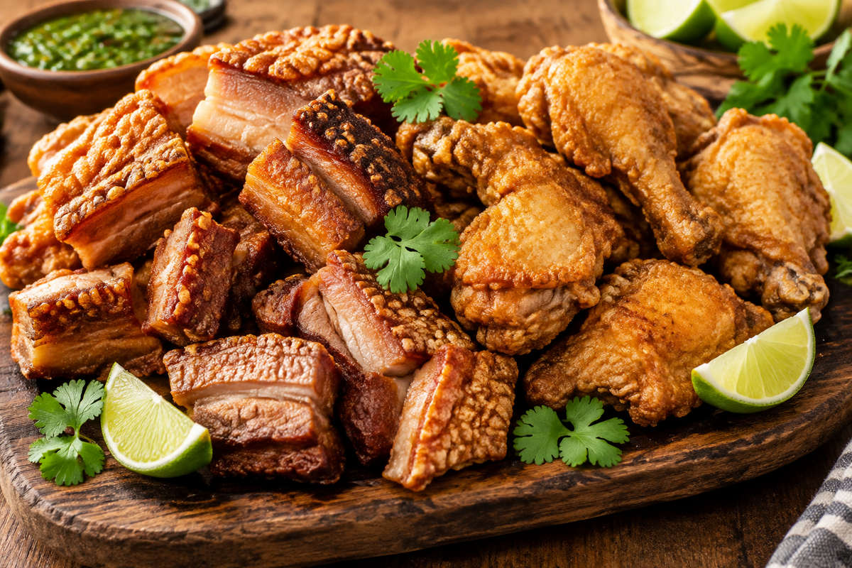 Chicharrón de Cerdo o Pollo